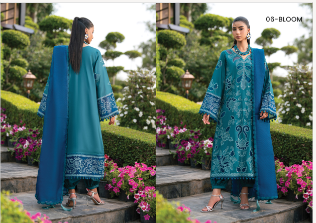 Anaya Luxe Studio Luxury Embroidered Lawn 3-Piece Suit 2026 – Design 02