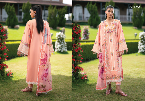 Anaya Luxe Studio Luxury Embroidered Lawn 3-Piece Suit 2026 – Design 02