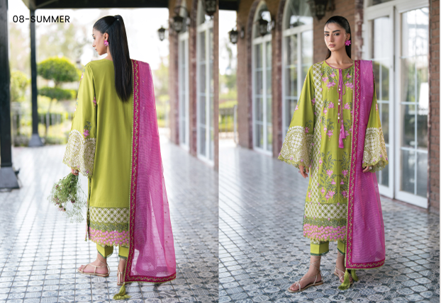 Anaya Luxe Studio Luxury Embroidered Lawn 3-Piece Suit 2026 – Design 02