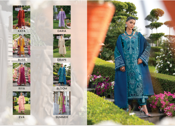 Anaya Luxe Studio Luxury Embroidered Lawn 3-Piece Suit 2026 – Design 02