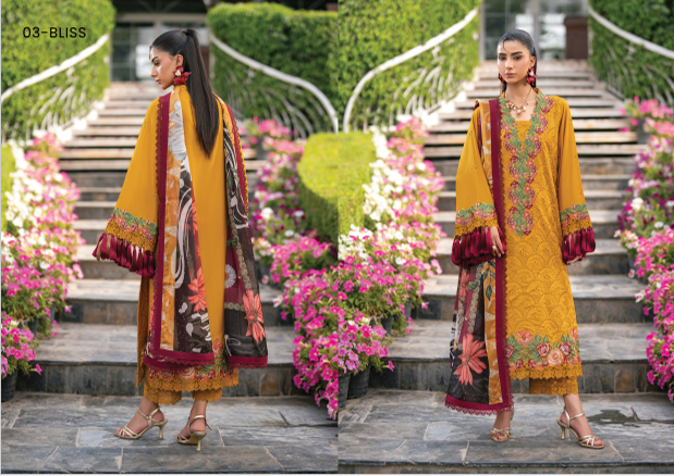 Anaya Luxe Studio Luxury Embroidered Lawn 3-Piece Suit 2026 – Design 02