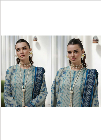 Anaya Luxe Studio Digital Printed Lawn 3-Piece Suit 2026 – Design 01