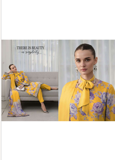 Anaya Luxe Studio Digital Printed Lawn 3-Piece Suit 2026 – Design 01