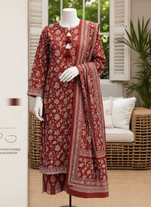 ANAYA Luxe Studio  Printed Lawn 2026 | Design 04