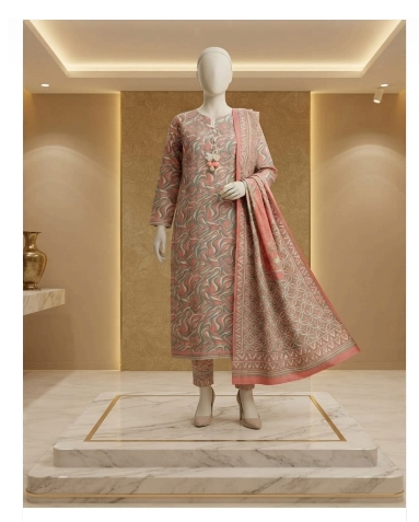 ANAYA Luxe Studio  Printed Lawn 2026 | Design 04