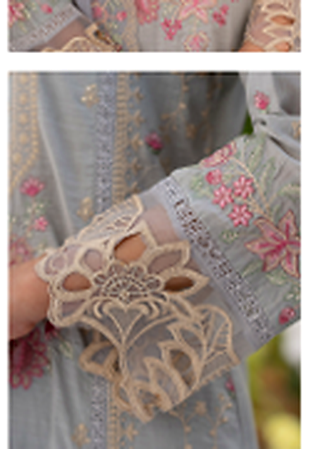 The Festive Bloom Embroidered Suit