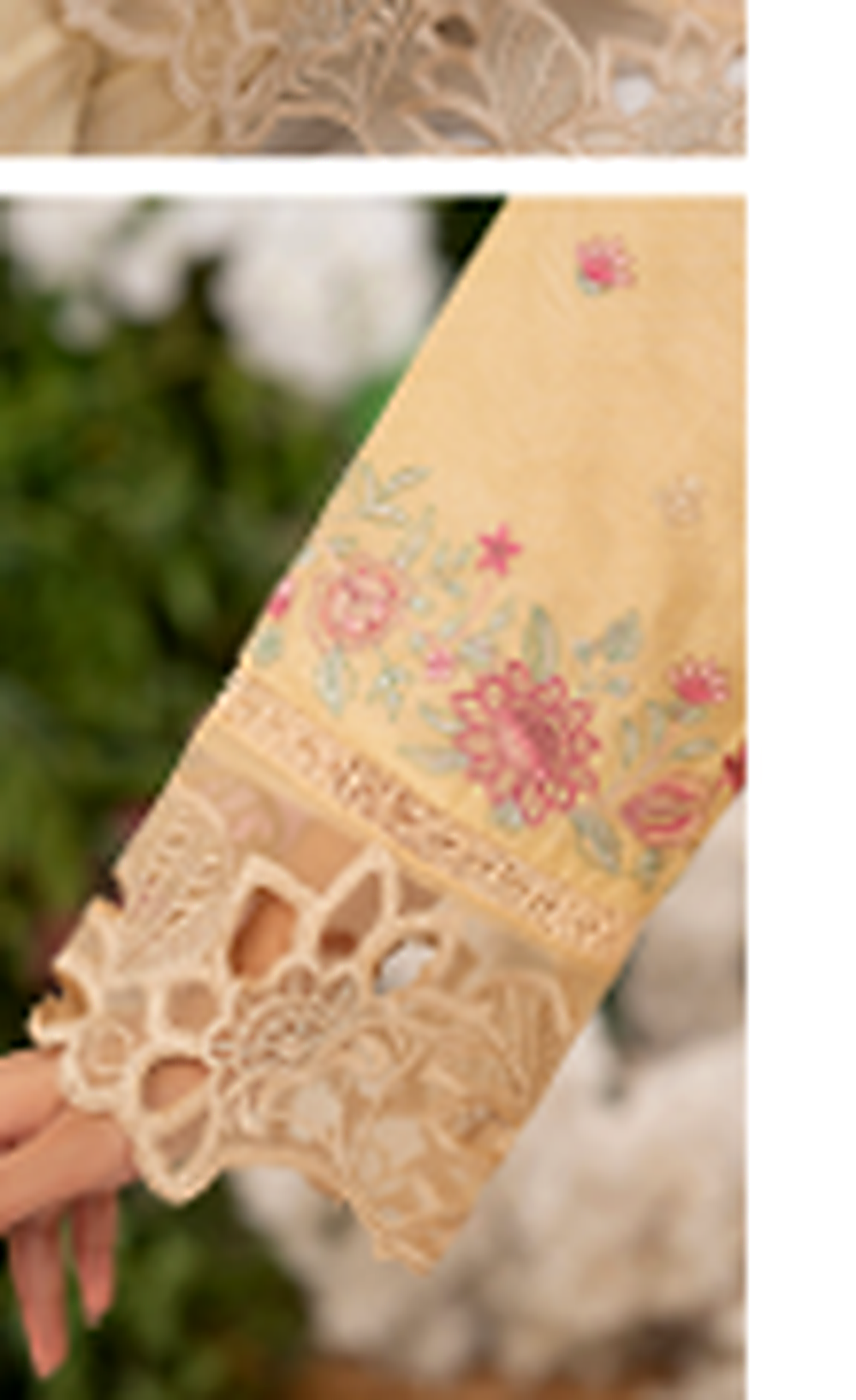 The Festive Bloom Embroidered Suit