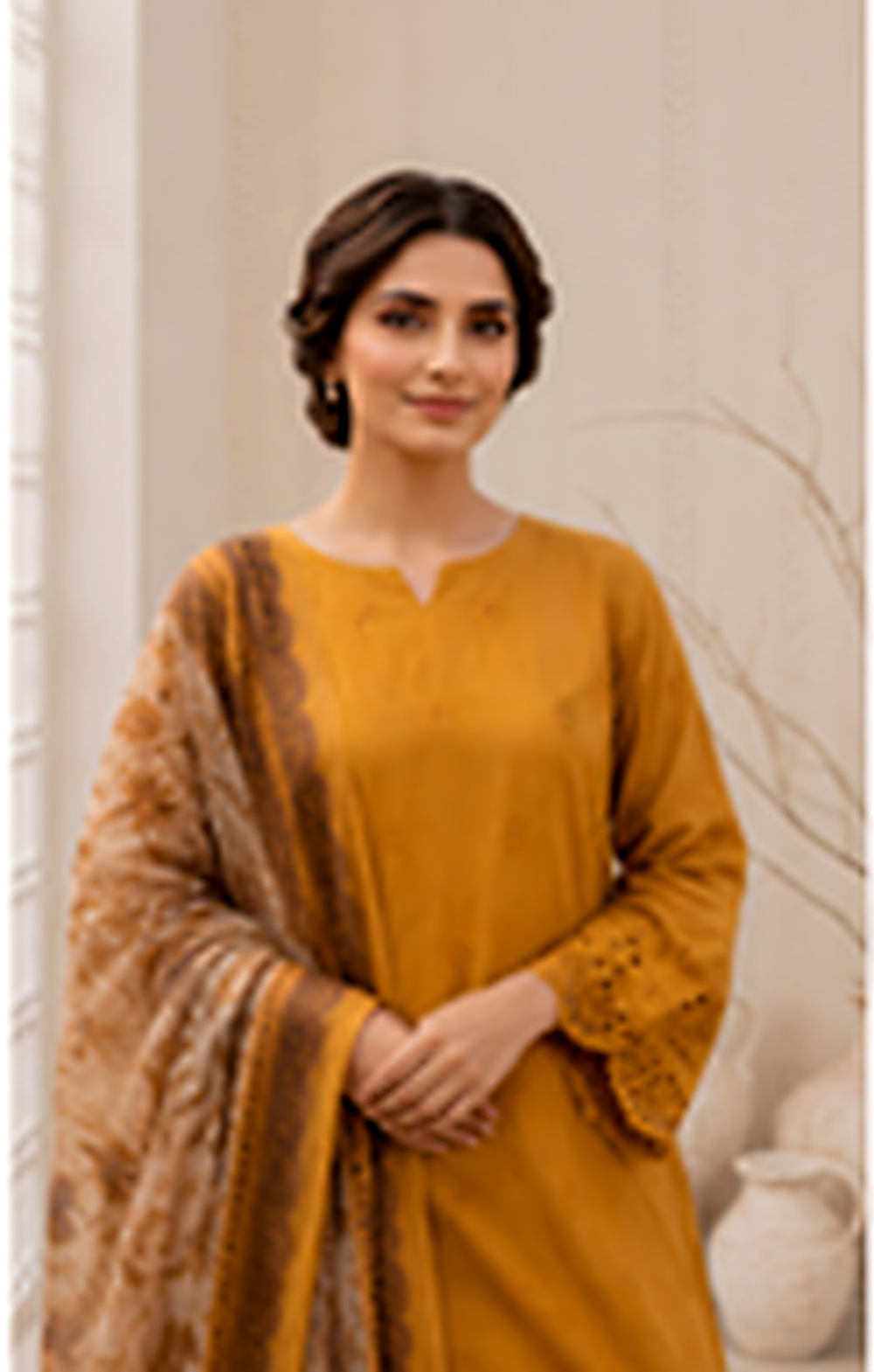The Alizeh Embroidered Lawn Suit — Ready to Wear