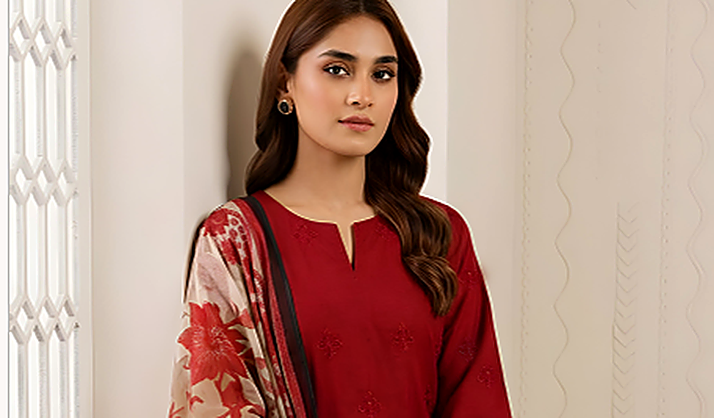 The Alizeh Embroidered Lawn Suit — Ready to Wear