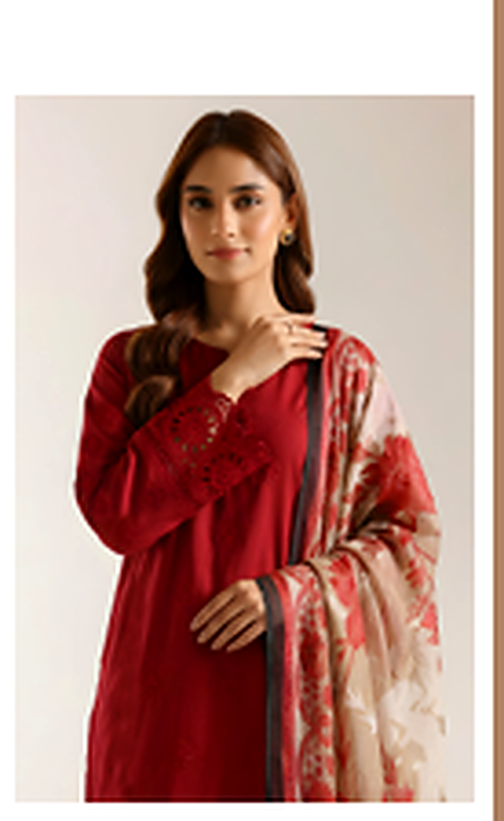 The Alizeh Embroidered Lawn Suit — Ready to Wear